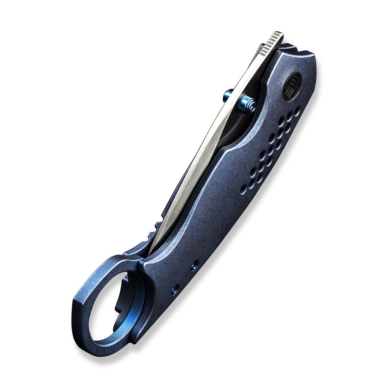 WEKNIFE Envisage CPM-20CV钢 钛柄 WE22013-4 蓝色 2446