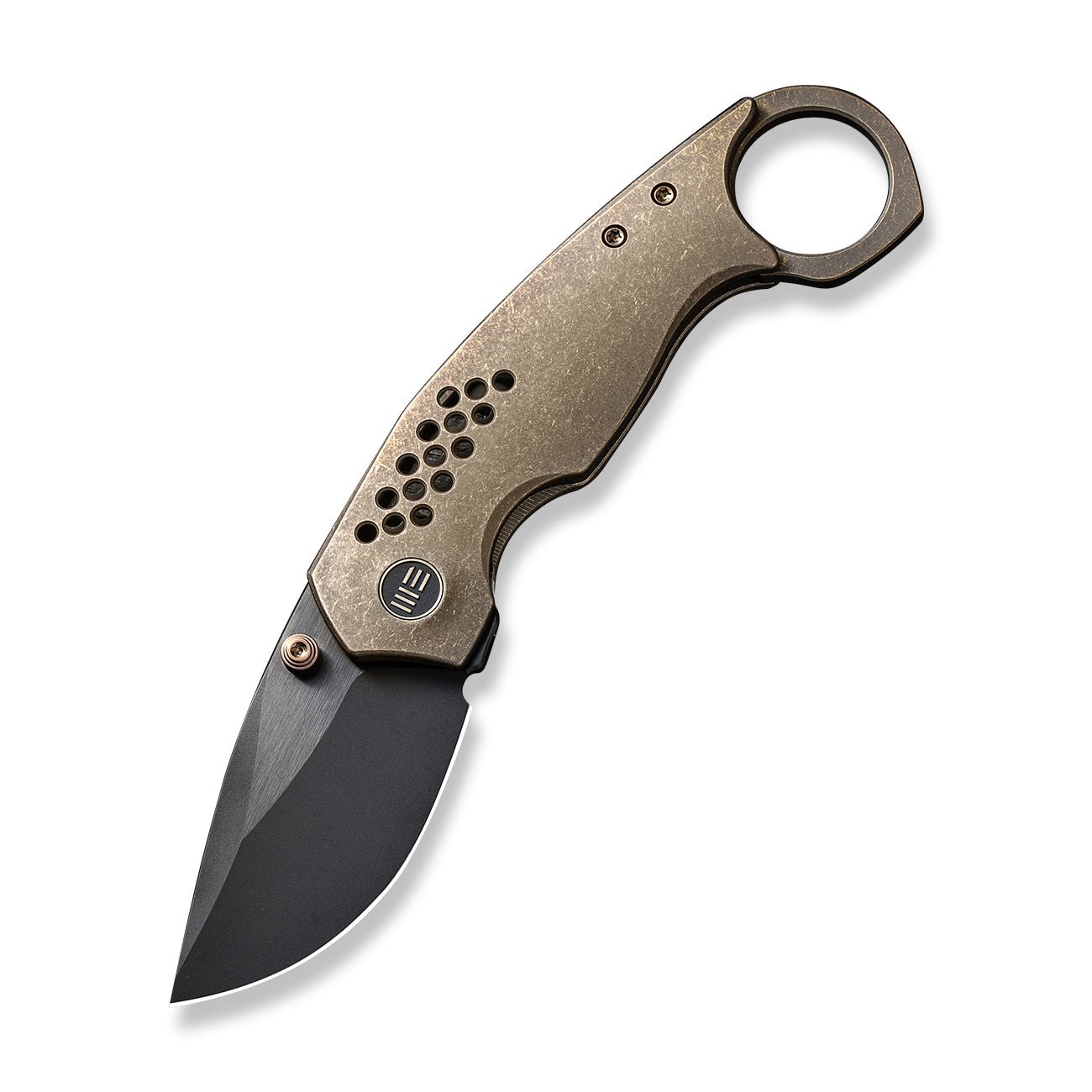 WEKNIFE Envisage CPM-20CV钢 钛柄 WE22013-3 棕色 2446