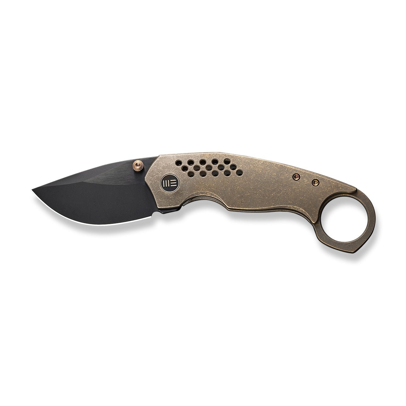 WEKNIFE Envisage CPM-20CV钢 钛柄 WE22013-3 棕色 2446