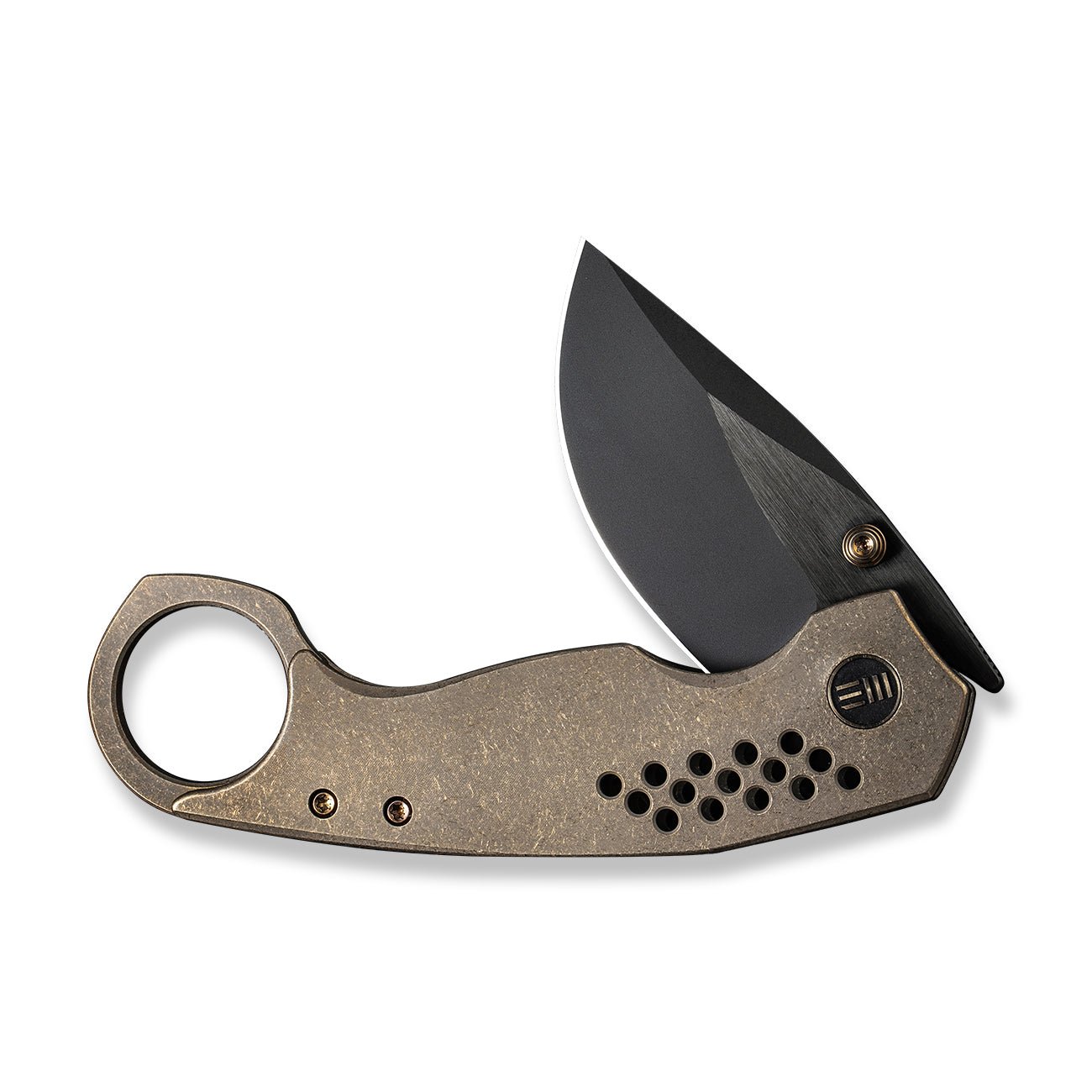WEKNIFE Envisage CPM-20CV钢 钛柄 WE22013-3 棕色 2446