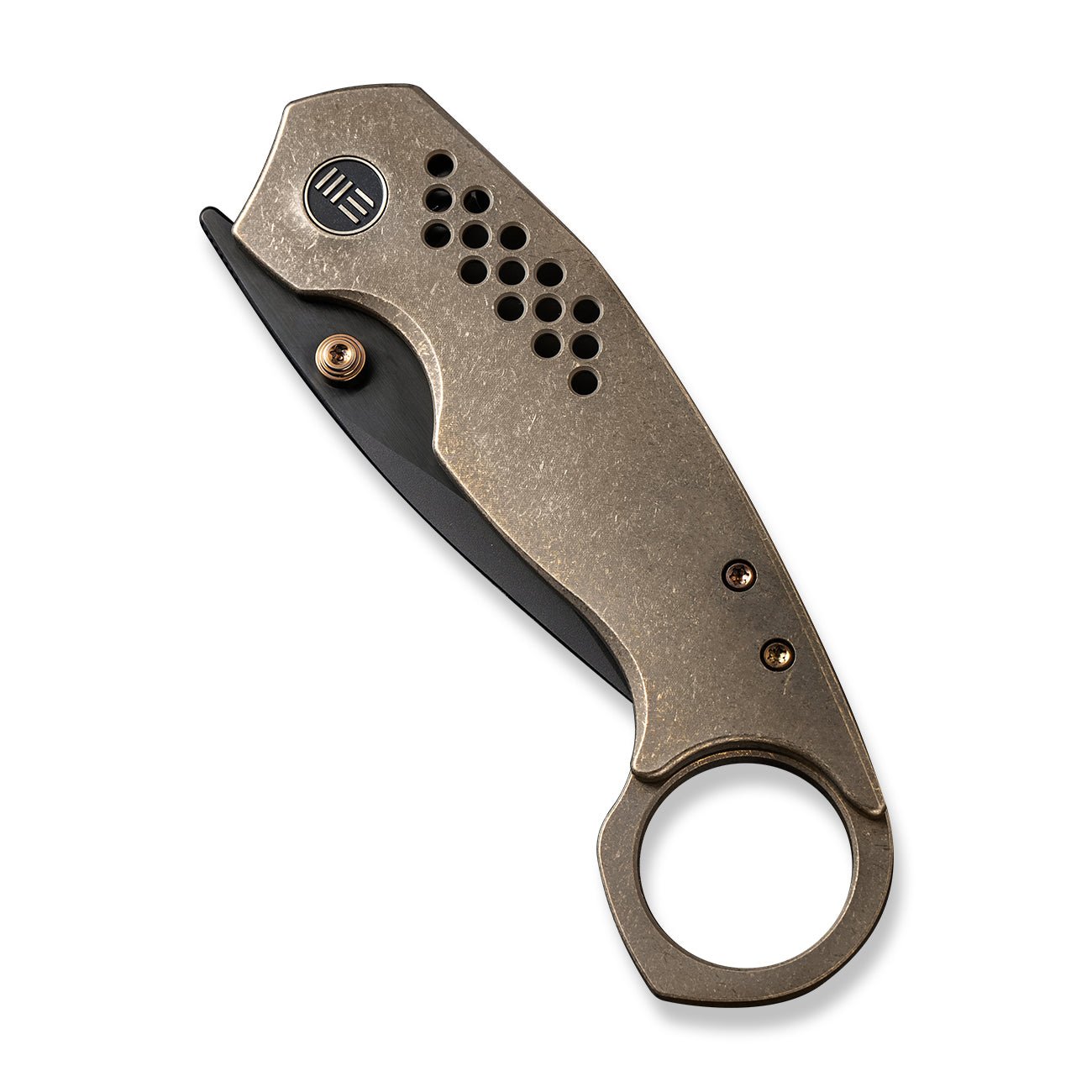 WEKNIFE Envisage CPM-20CV钢 钛柄 WE22013-3 棕色 2446