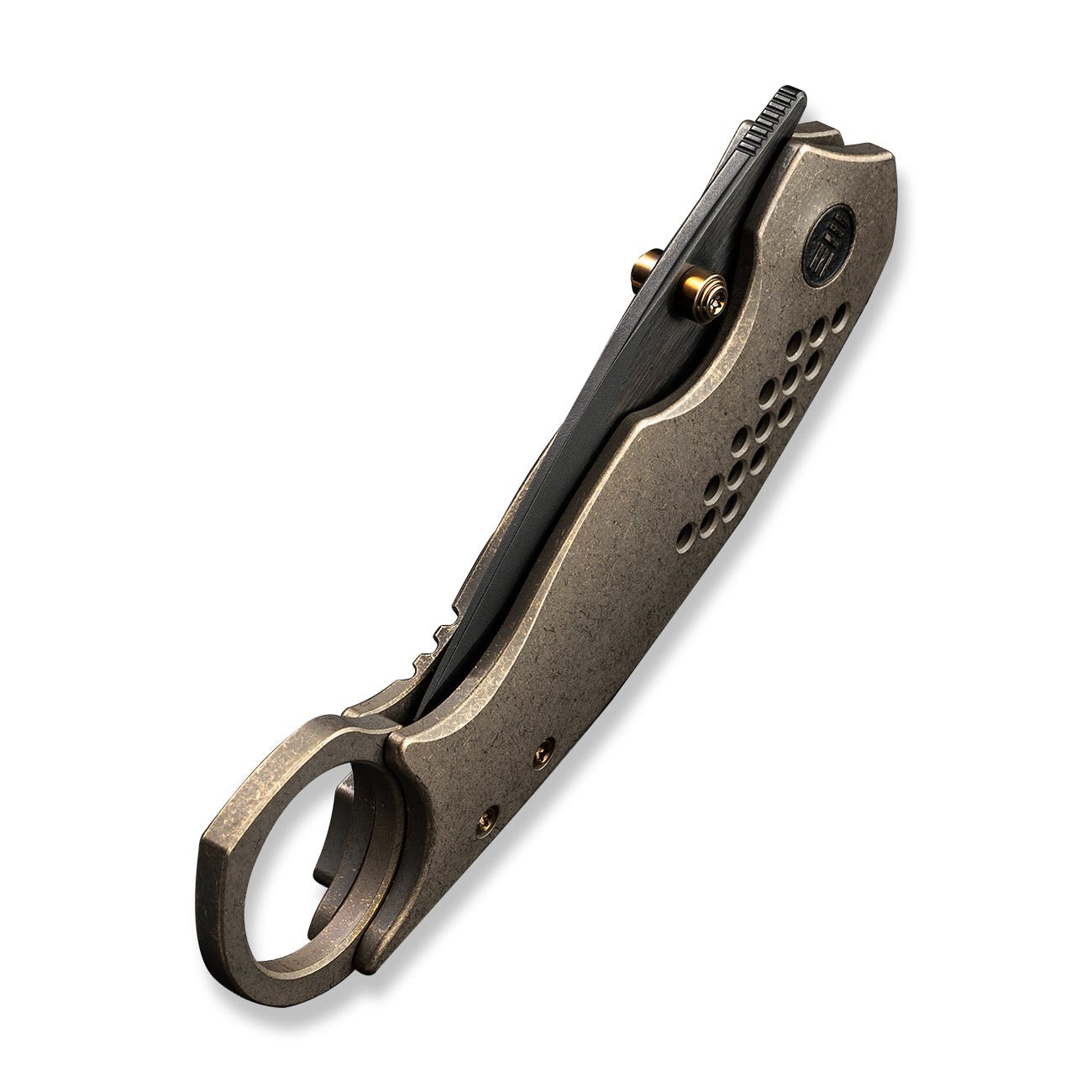 WEKNIFE Envisage CPM-20CV钢 钛柄 WE22013-3 棕色 2446