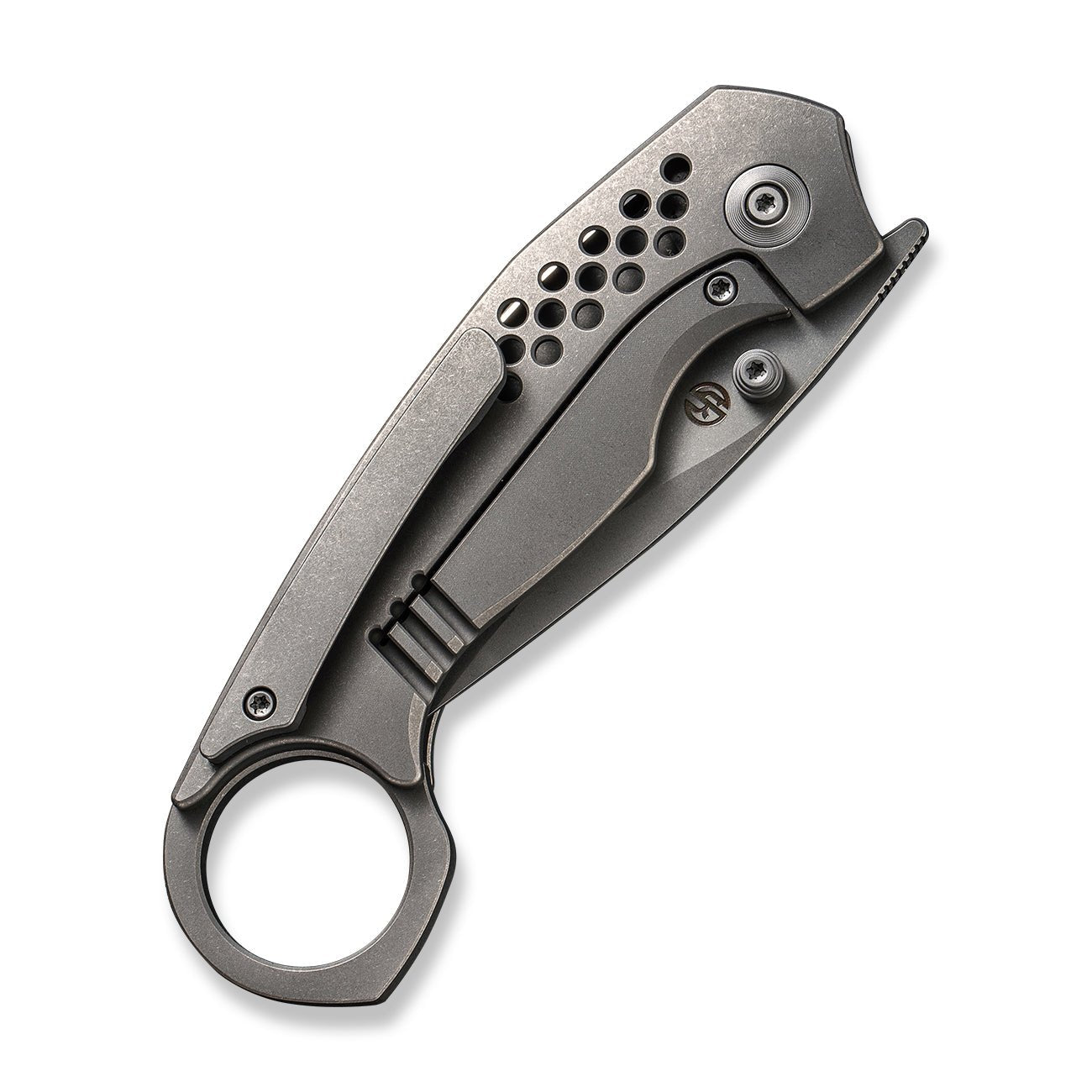 WEKNIFE Envisage CPM-20CV钢 钛柄 WE22013-1 灰色 2446
