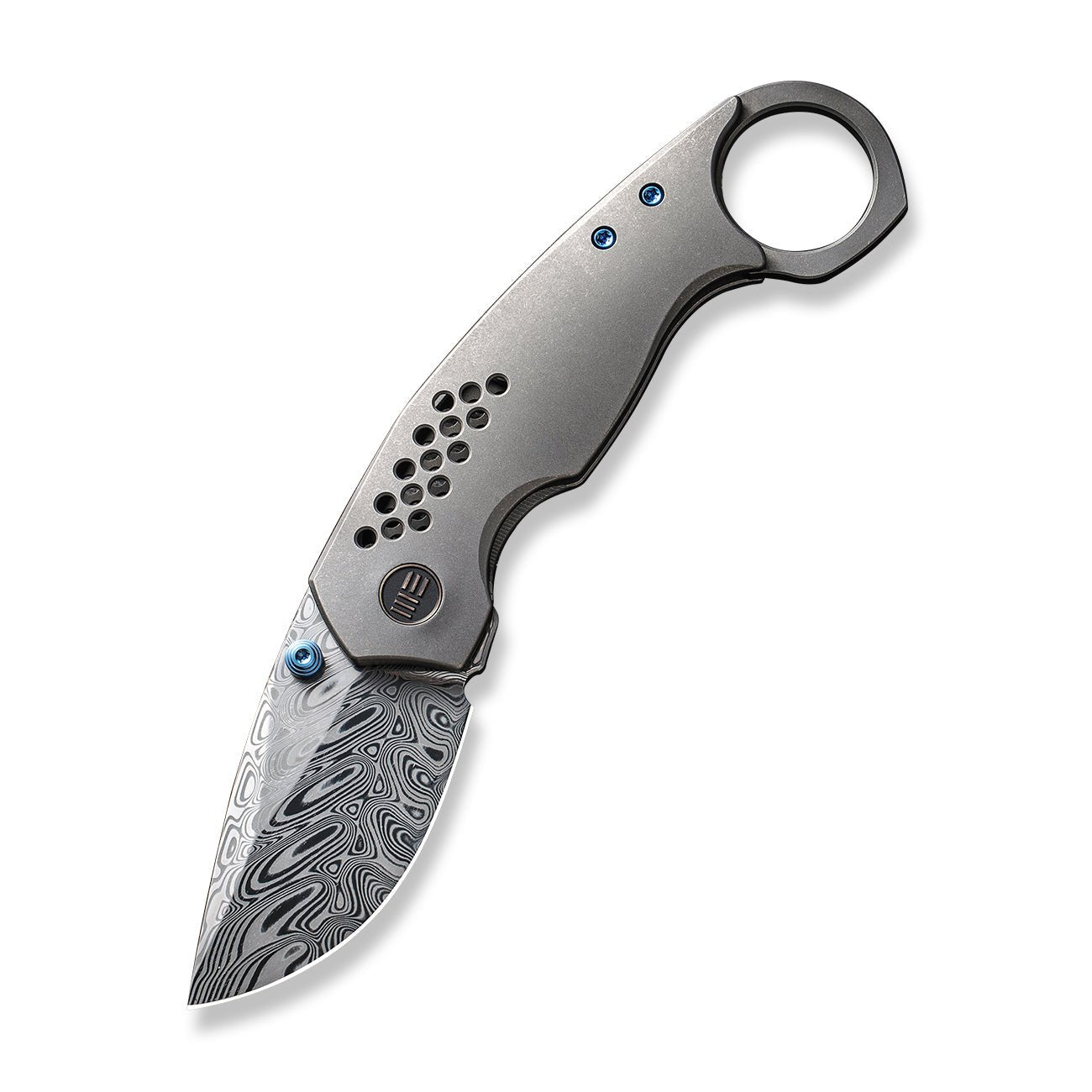 WEKNIFE Envisage 大马士革钢 钛柄 WE22013-DS1 灰色 5366