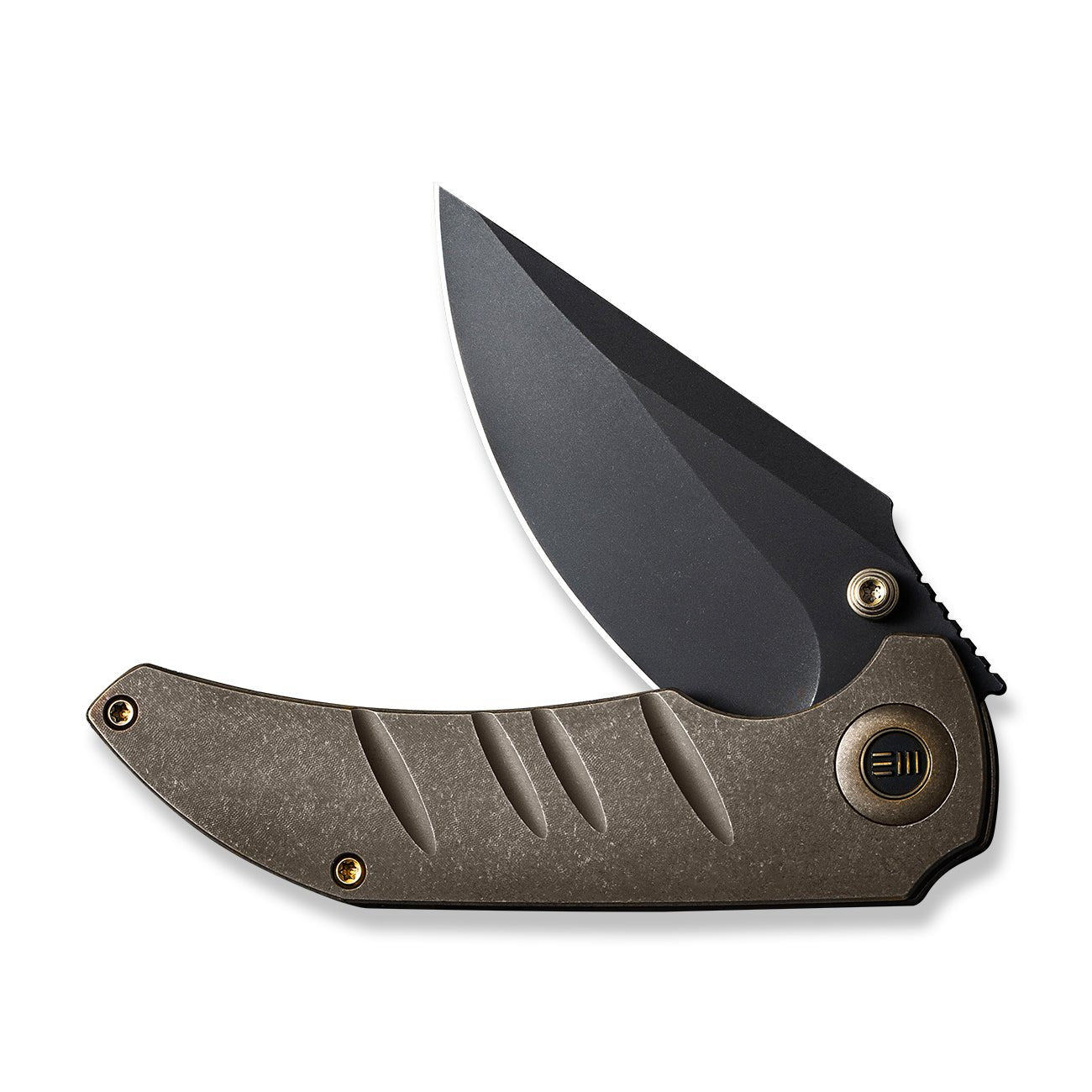 WEKNIFE Riff-Raff CPM-20CV钢 钛柄 WE22020B-1 青铜色 2227