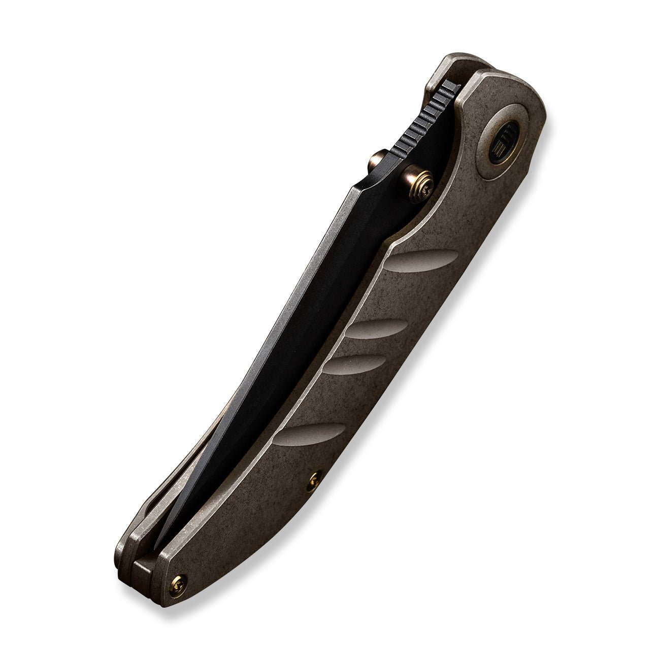 WEKNIFE Riff-Raff CPM-20CV钢 钛柄 WE22020B-1 青铜色 2227