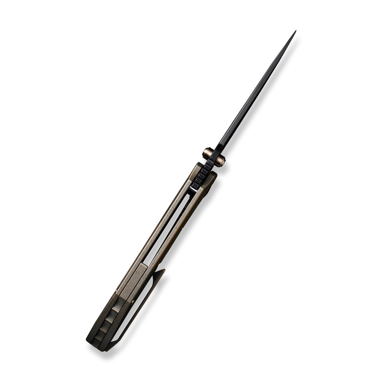 WEKNIFE Riff-Raff CPM-20CV钢 钛柄 WE22020B-1 青铜色 2227