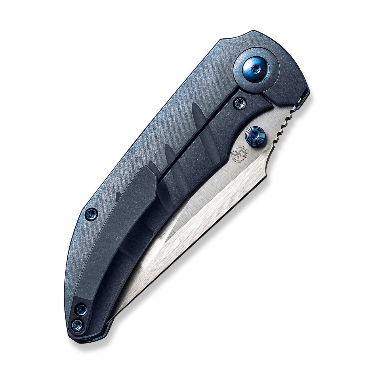 WEKNIFE Riff-Raff CPM-20CV钢 钛柄 WE22020B-2 蓝色 2227