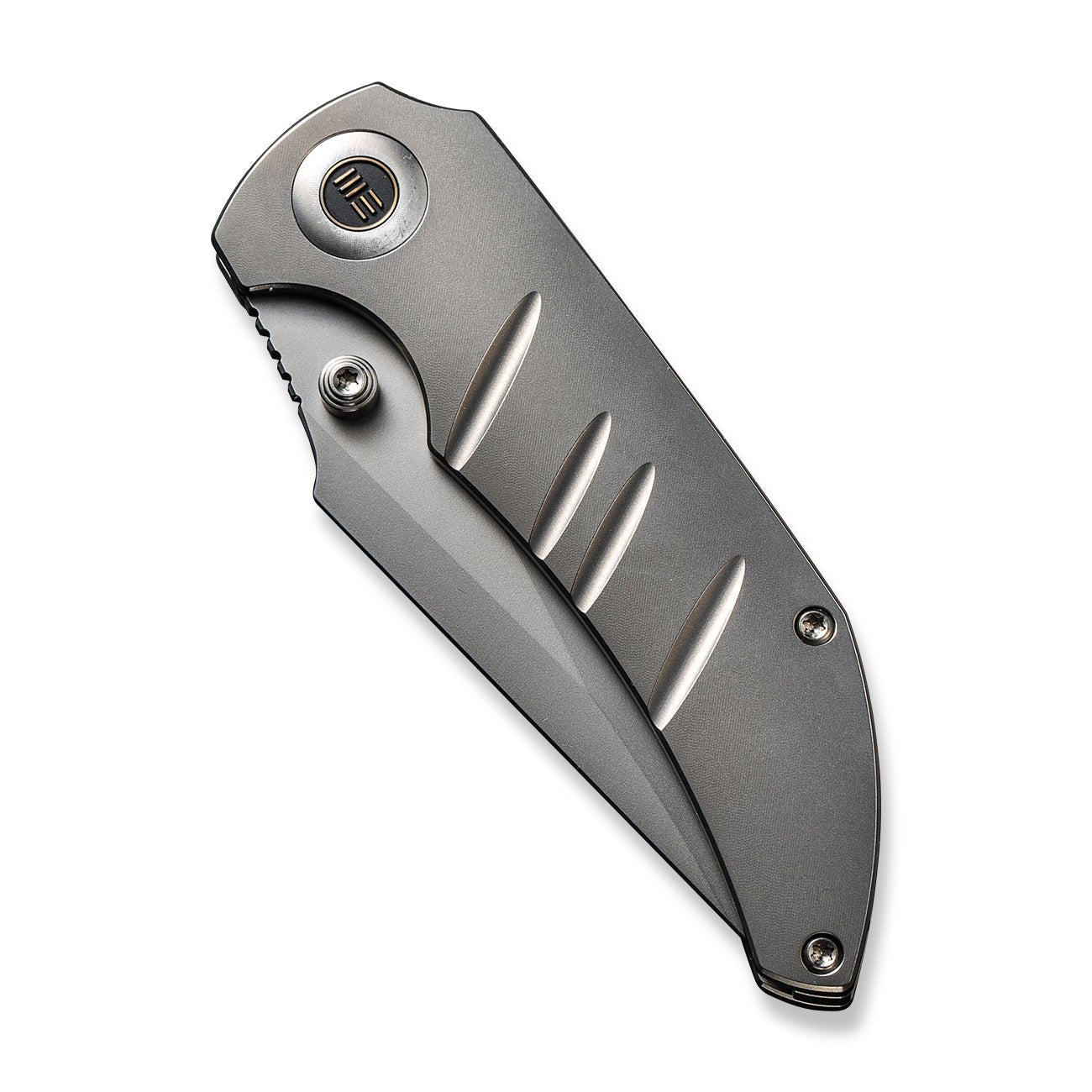 WEKNIFE Riff-Raff CPM-20CV钢 钛柄 WE22020B-4 灰色 2227