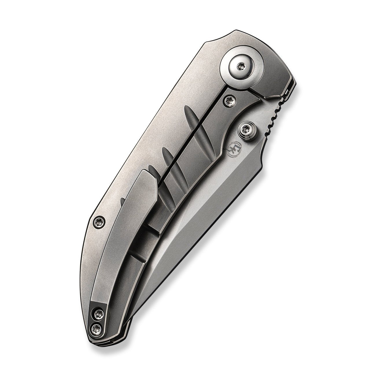 WEKNIFE Riff-Raff CPM-20CV钢 钛柄 WE22020B-4 灰色 2227
