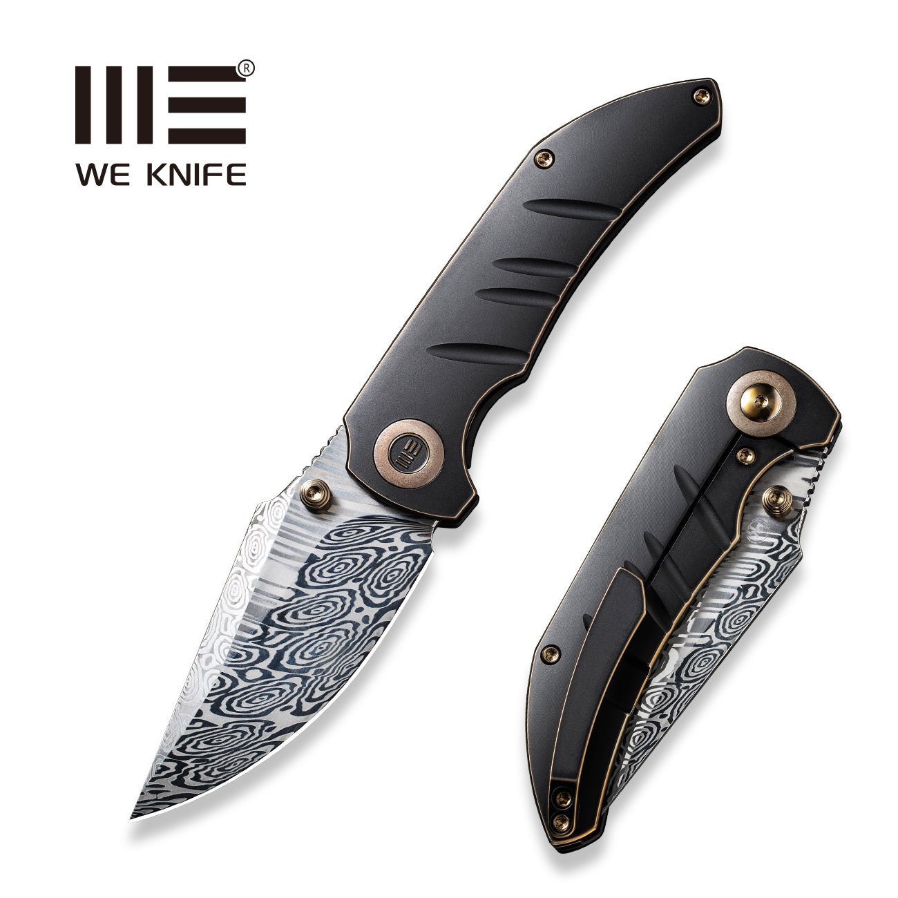 WEKNIFE Riff-Raff CPM-20CV钢 钛柄 WE22020B-DS1 青铜色 5037