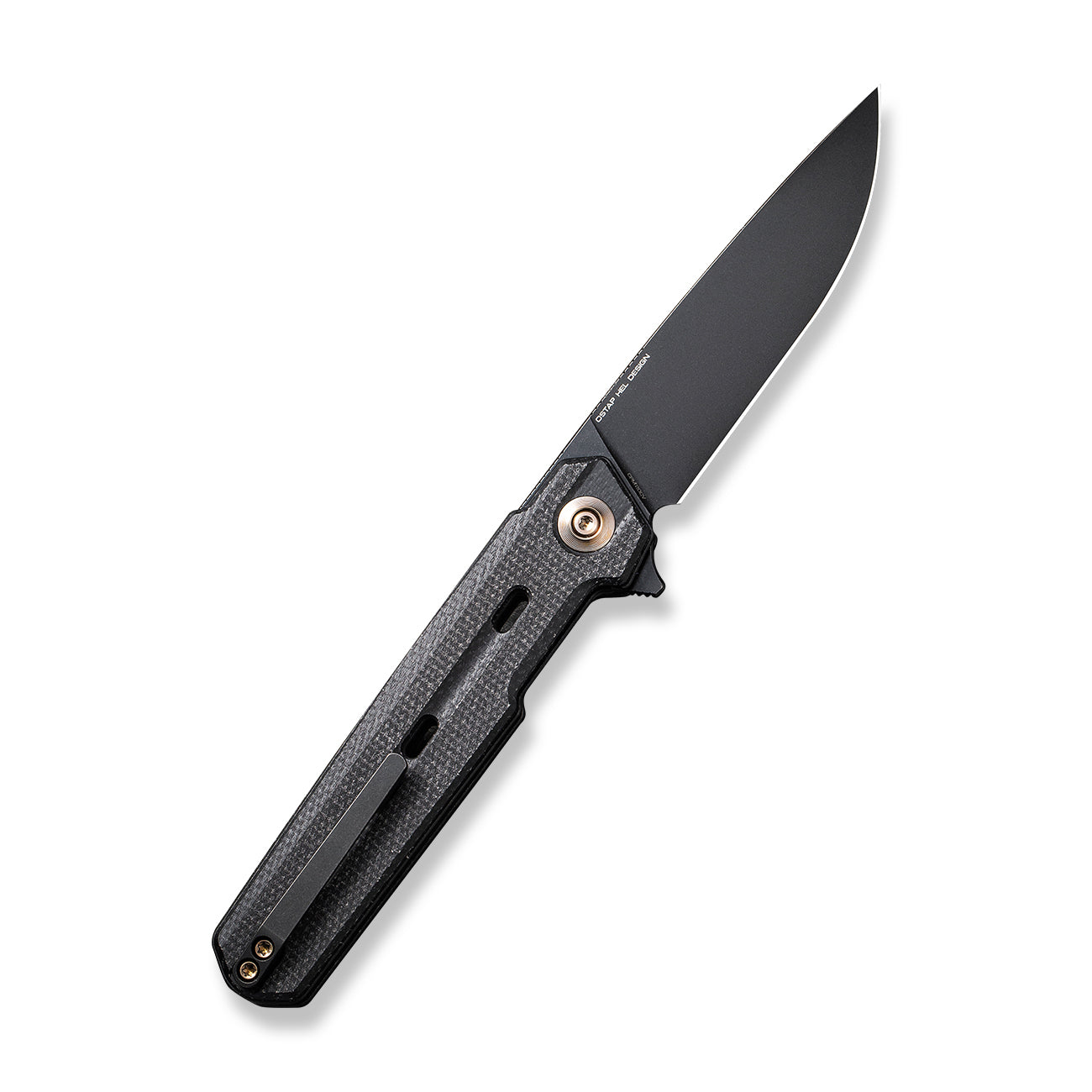 WEKNIFE Navo CPM-20CV钢 米卡塔+钛柄 WE22026-1  1533