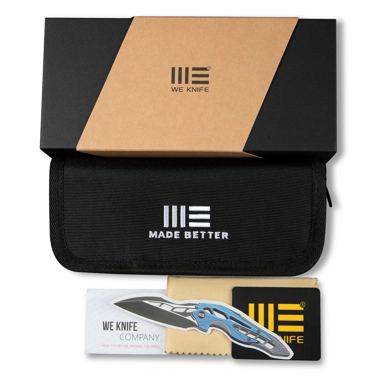 WEKNIFE Magnetron CPM-20CV钢 钛+碳纤维柄 WE18058-3  3139