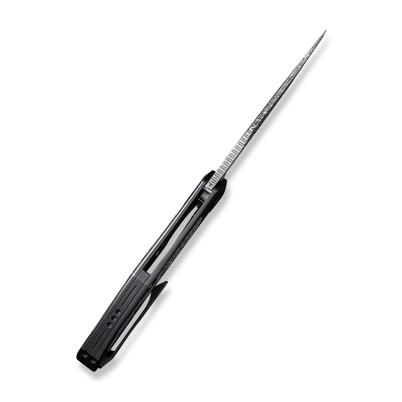 WEKNIFE Magnetron 大马士革钢 钛+碳纤维柄 WE18058-DS1 6234