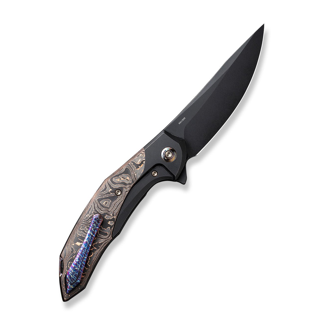 WEKNIFE Merata CPM-20CV钢 钛+碳纤维柄 WE22008B-1  2918 限量版