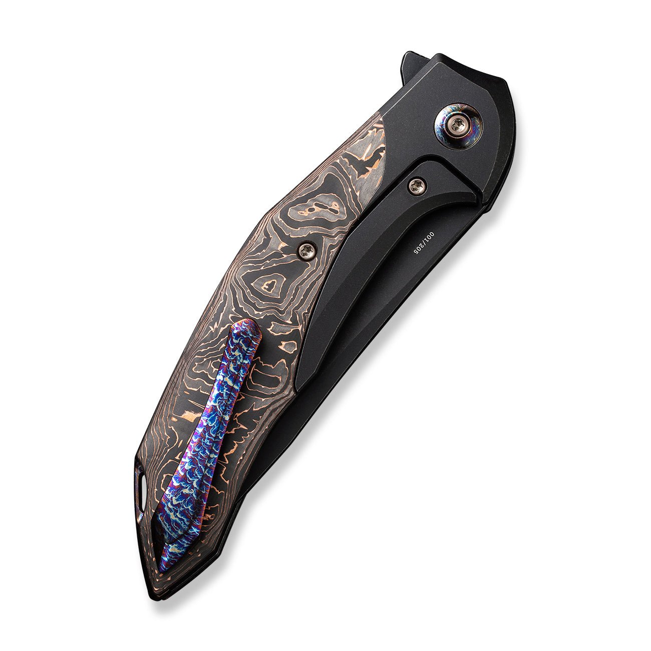 WEKNIFE Merata CPM-20CV钢 钛+碳纤维柄 WE22008B-1  2918 限量版