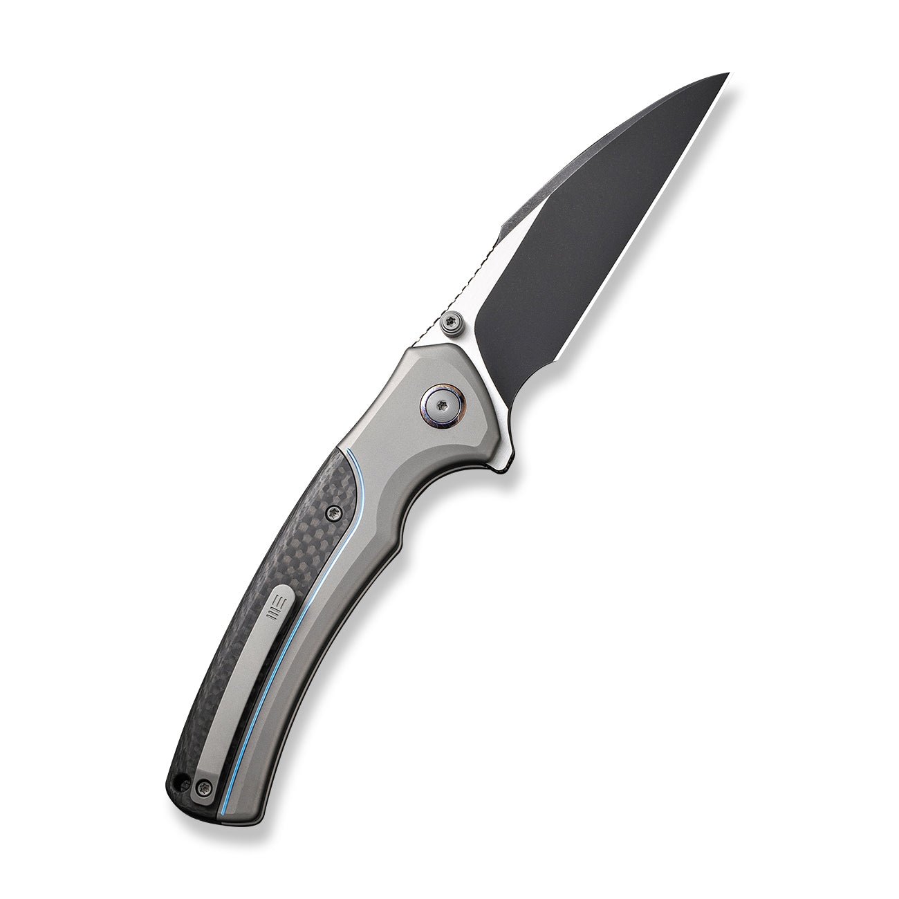 WEKNIFE Ziffius Button Lock CPM-20CV钢 钛+碳纤维柄 WE22024A-1 2957 限量版