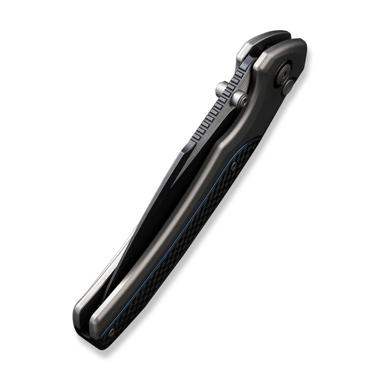 WEKNIFE Ziffius Button Lock CPM-20CV钢 钛+碳纤维柄 WE22024A-1 2957 限量版
