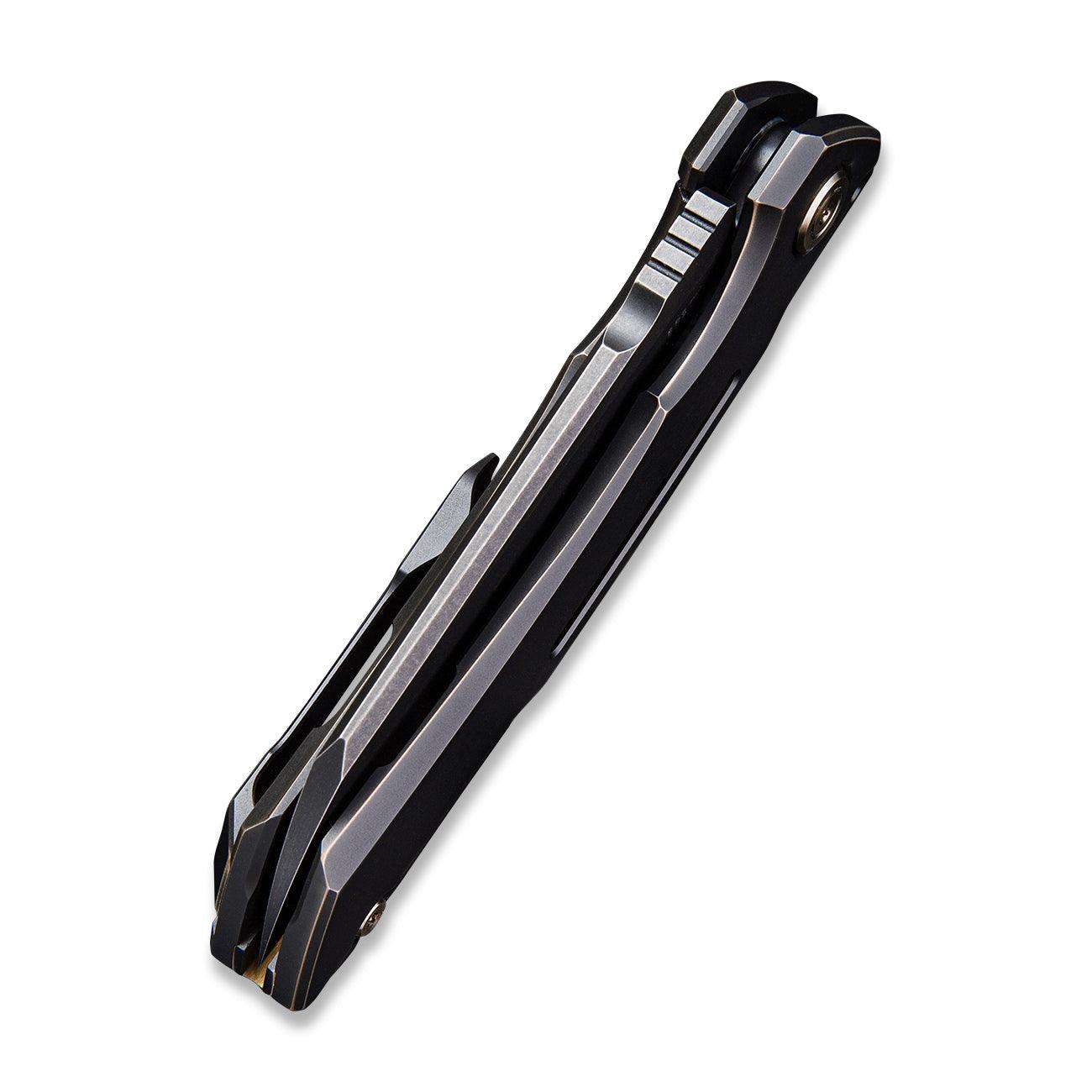 WEKNIFE Mini Buster CPM-20CV钢 钛柄 2003A 黑色 2482