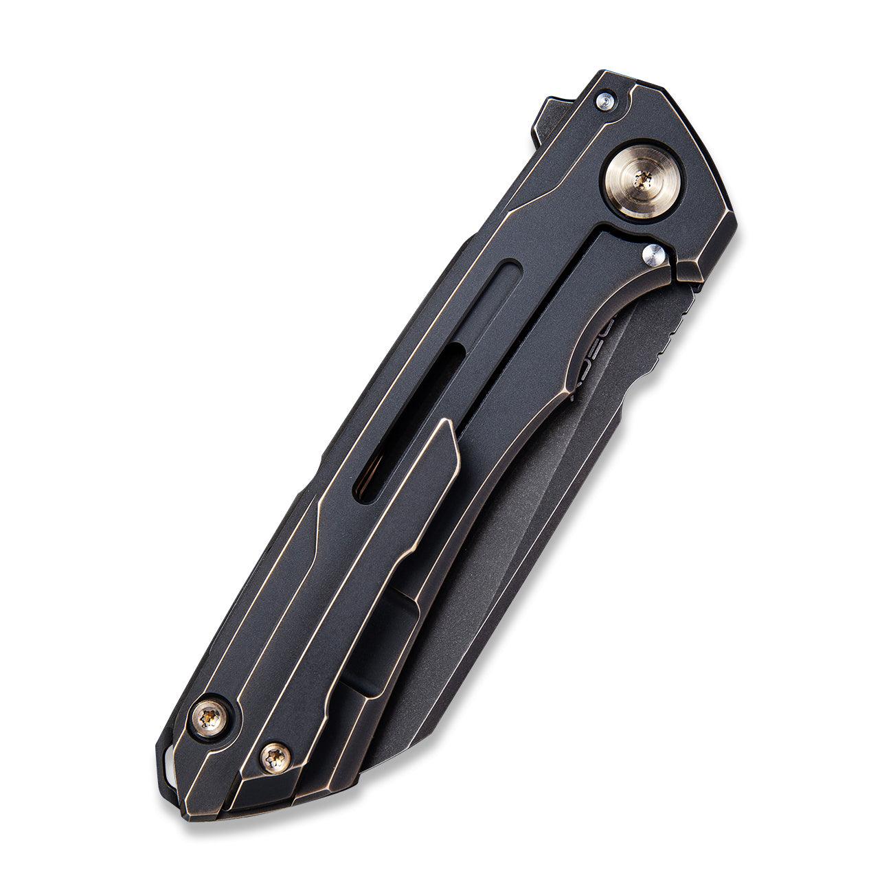 WEKNIFE Mini Buster CPM-20CV钢 钛柄 2003A 黑色 2482