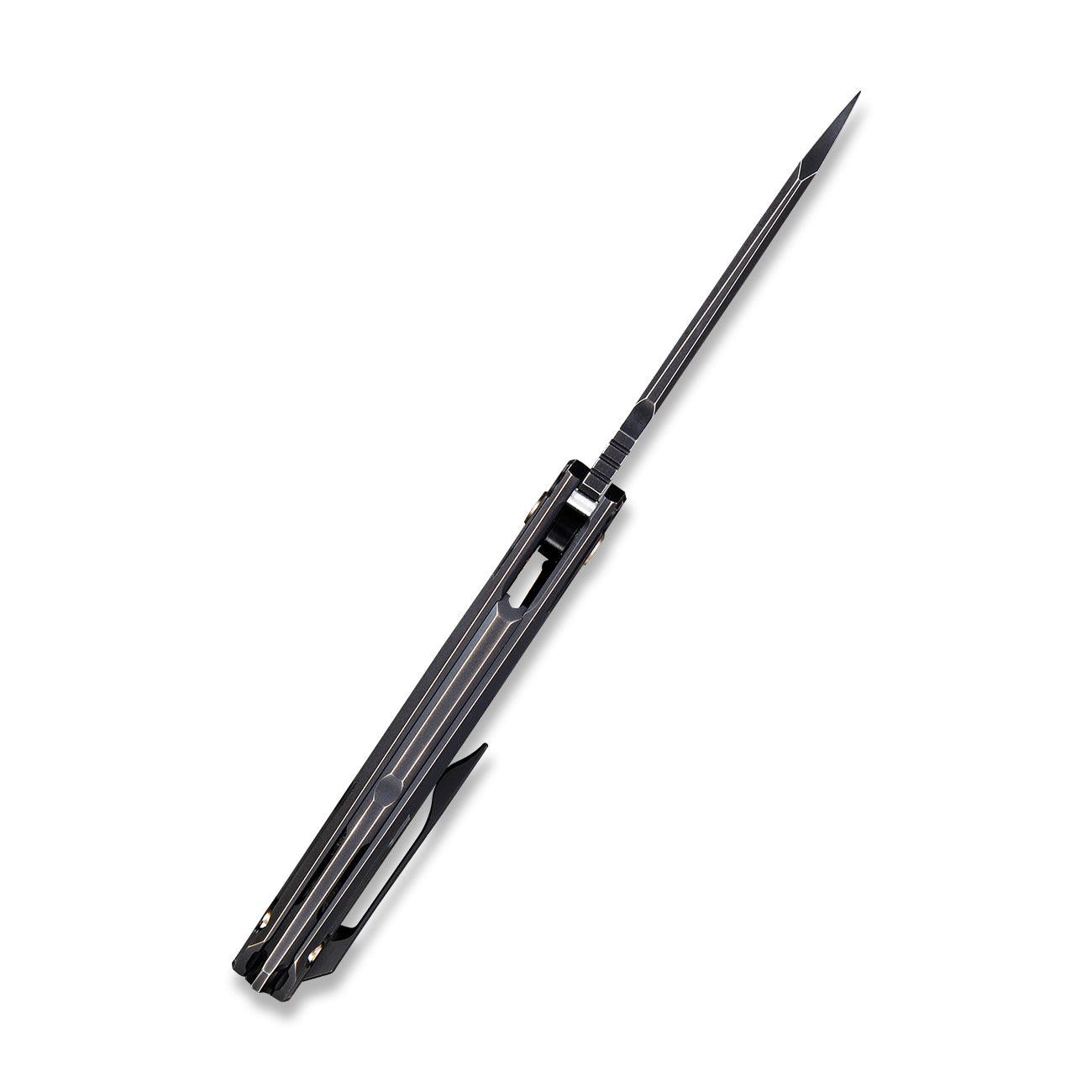 WEKNIFE Mini Buster CPM-20CV钢 钛柄 2003A 黑色 2482