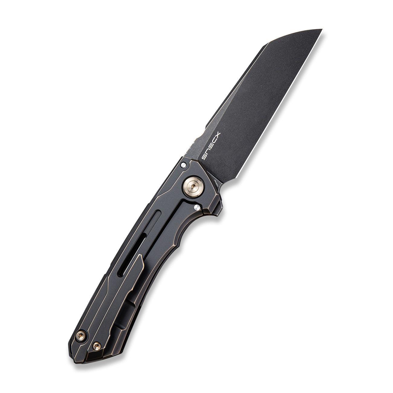 WEKNIFE Mini Buster CPM-20CV钢 钛柄 2003A 黑色 2482