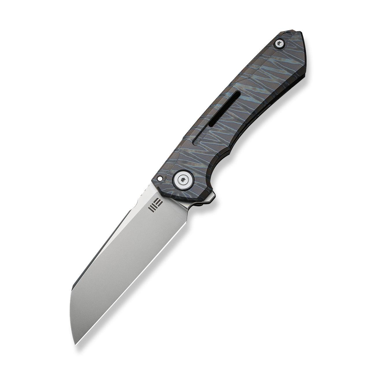 WEKNIFE Mini Buster CPM-20CV钢 钛柄 2003A 火焰纹 2555