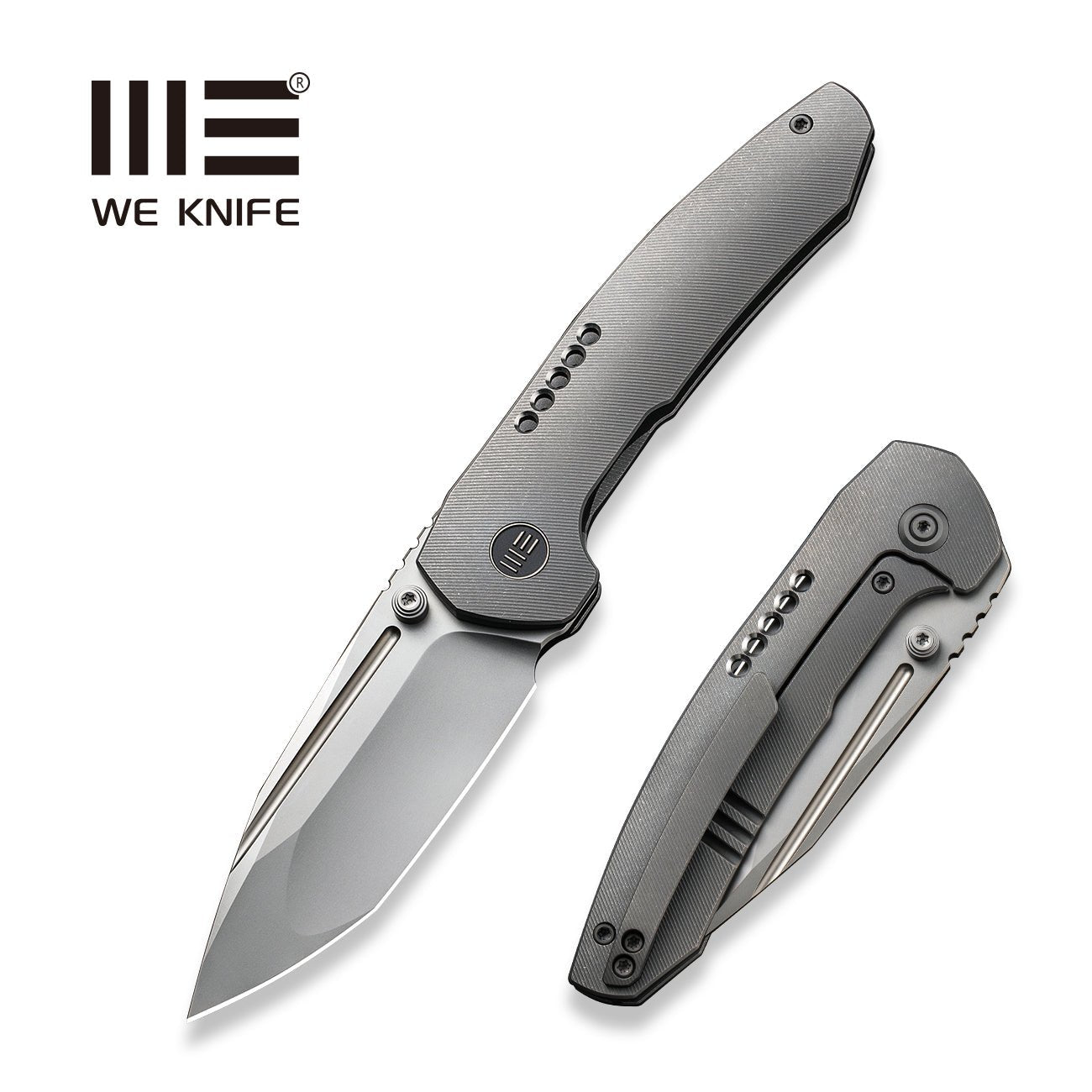 WEKNIFE Trogon CPM-20CV钢 钛合金手柄 WE22002-1 灰色 2551