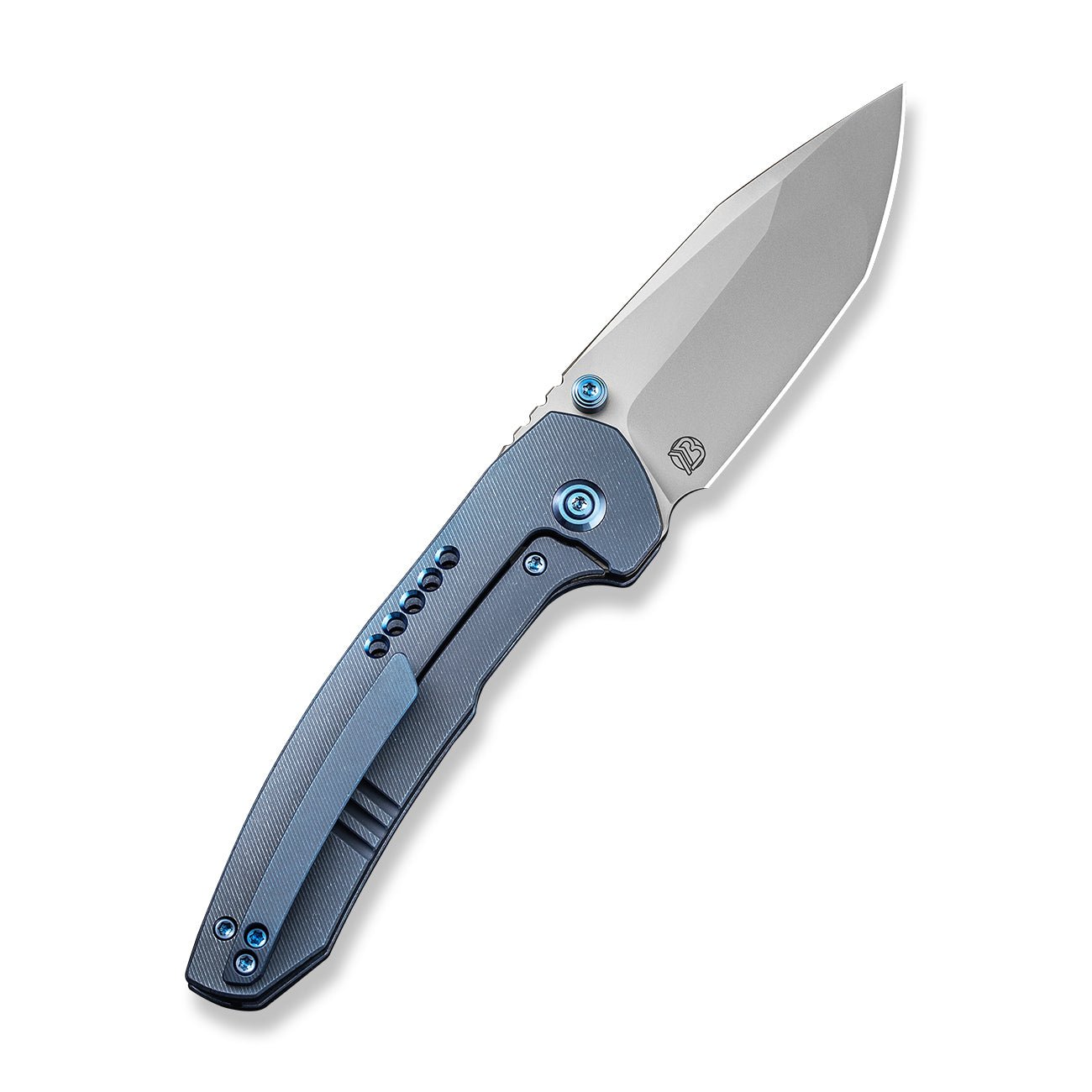 WEKNIFE Trogon CPM-20CV钢 钛合金手柄 WE22002B-1 蓝色 2514