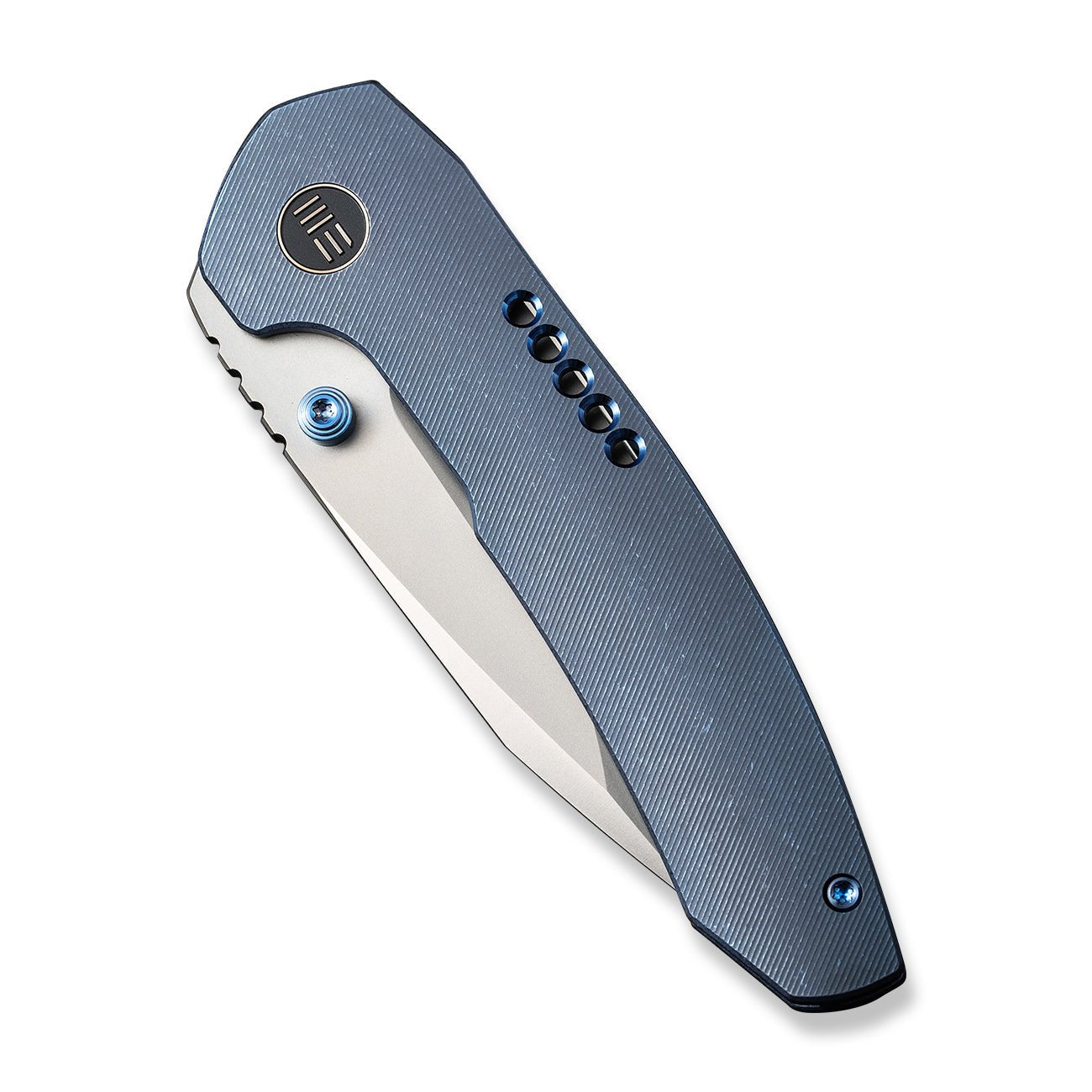 WEKNIFE Trogon CPM-20CV钢 钛合金手柄 WE22002B-1 蓝色 2514
