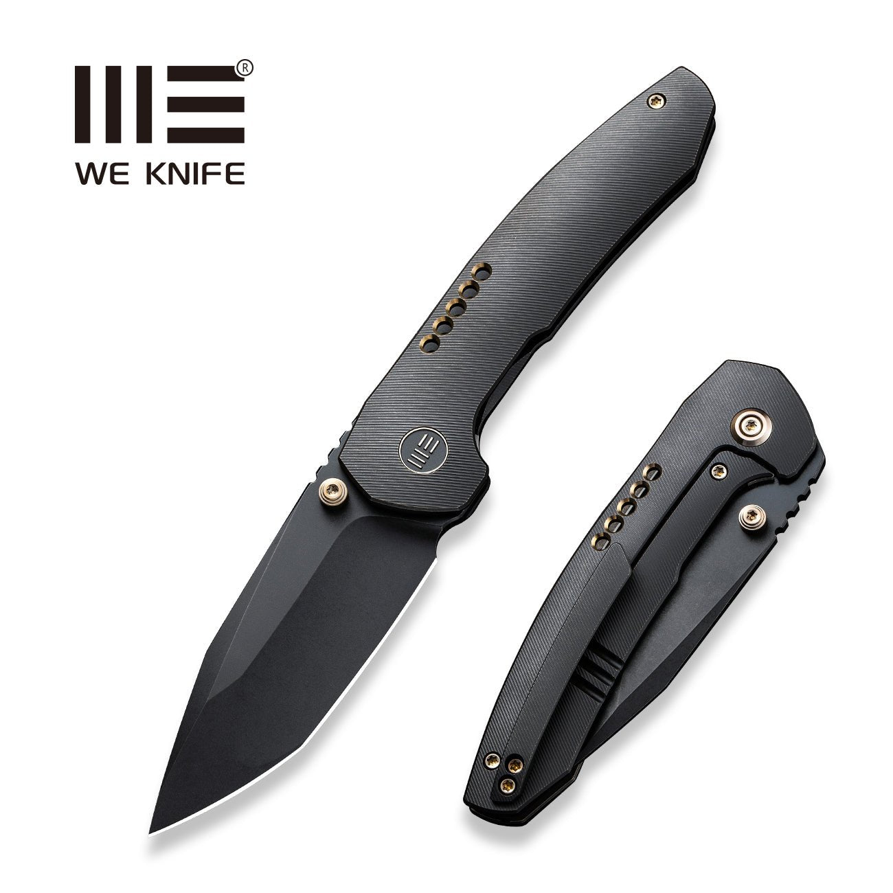 WEKNIFE Trogon CPM-20CV钢 钛合金手柄 WE22002B-2 黑色 2514