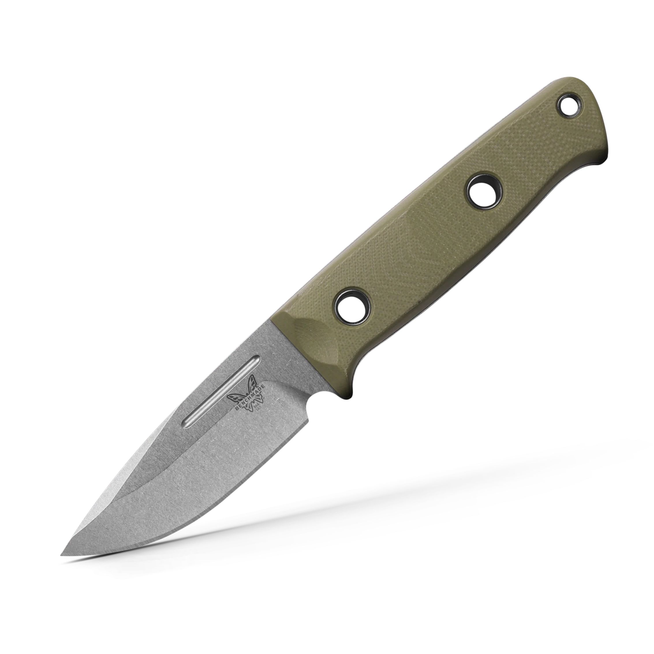 Benchmade Mini Bushcrafter CPM-S30V钢 G10手柄 165-1 OD绿色 2560