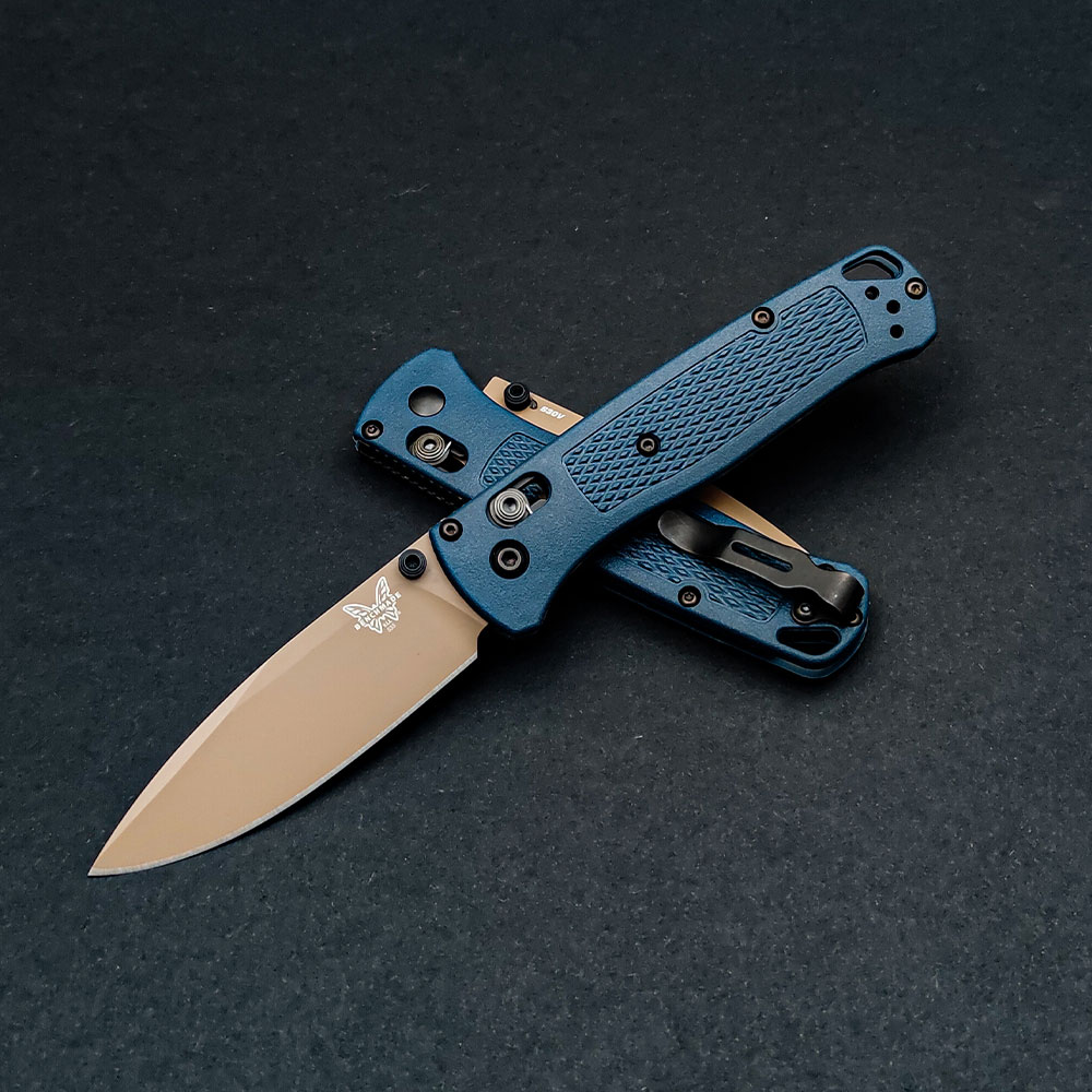 Benchmade Bugout S30V钢 碳纤尼龙柄 535FE-05 蓝色 1350