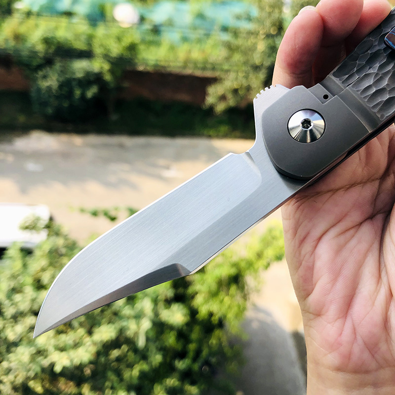 【寄售】PENA Knives CPM-154钢 钛合金柄 手工版 6800