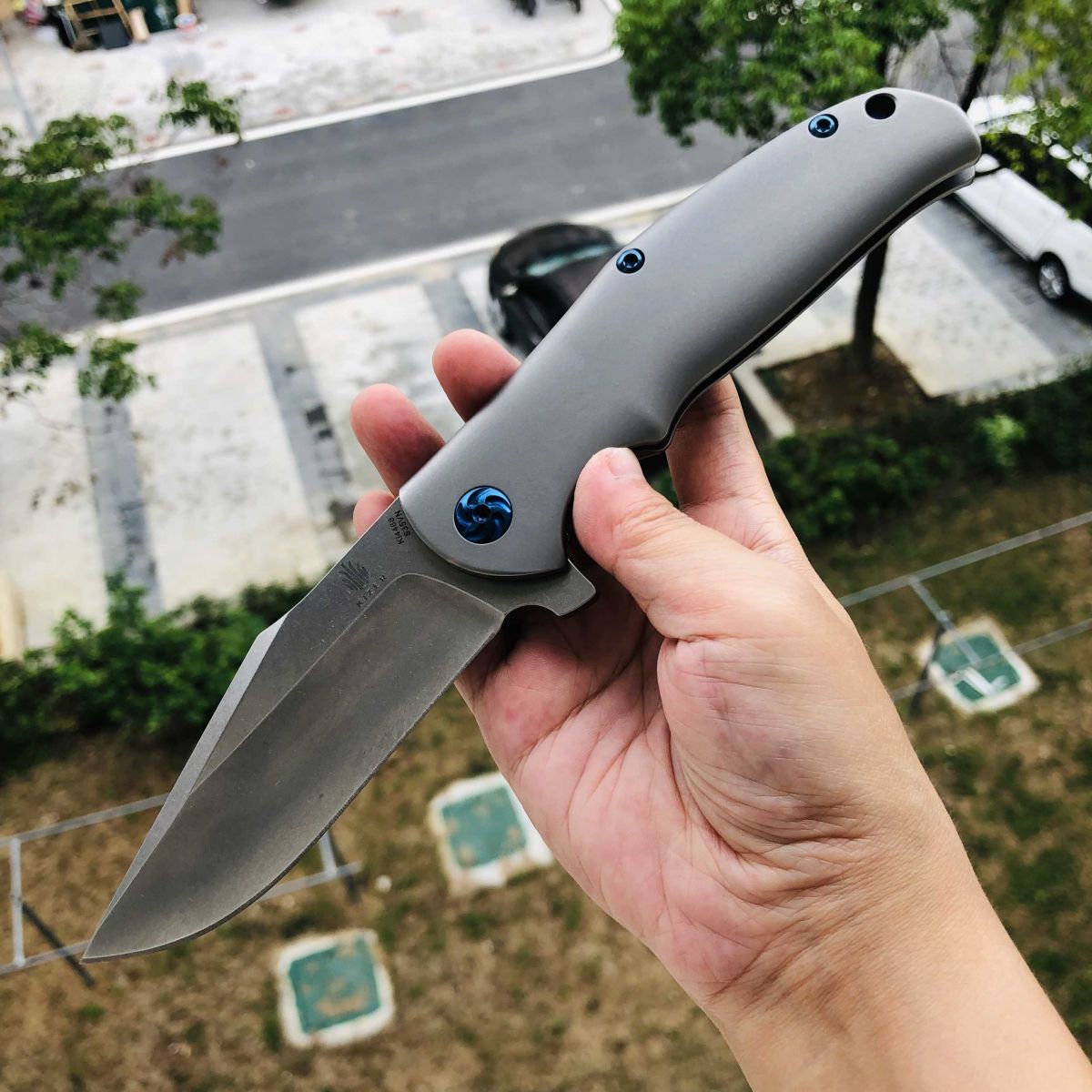 【寄售】Kizer KI4468 S35VN钢 钛合金柄 680