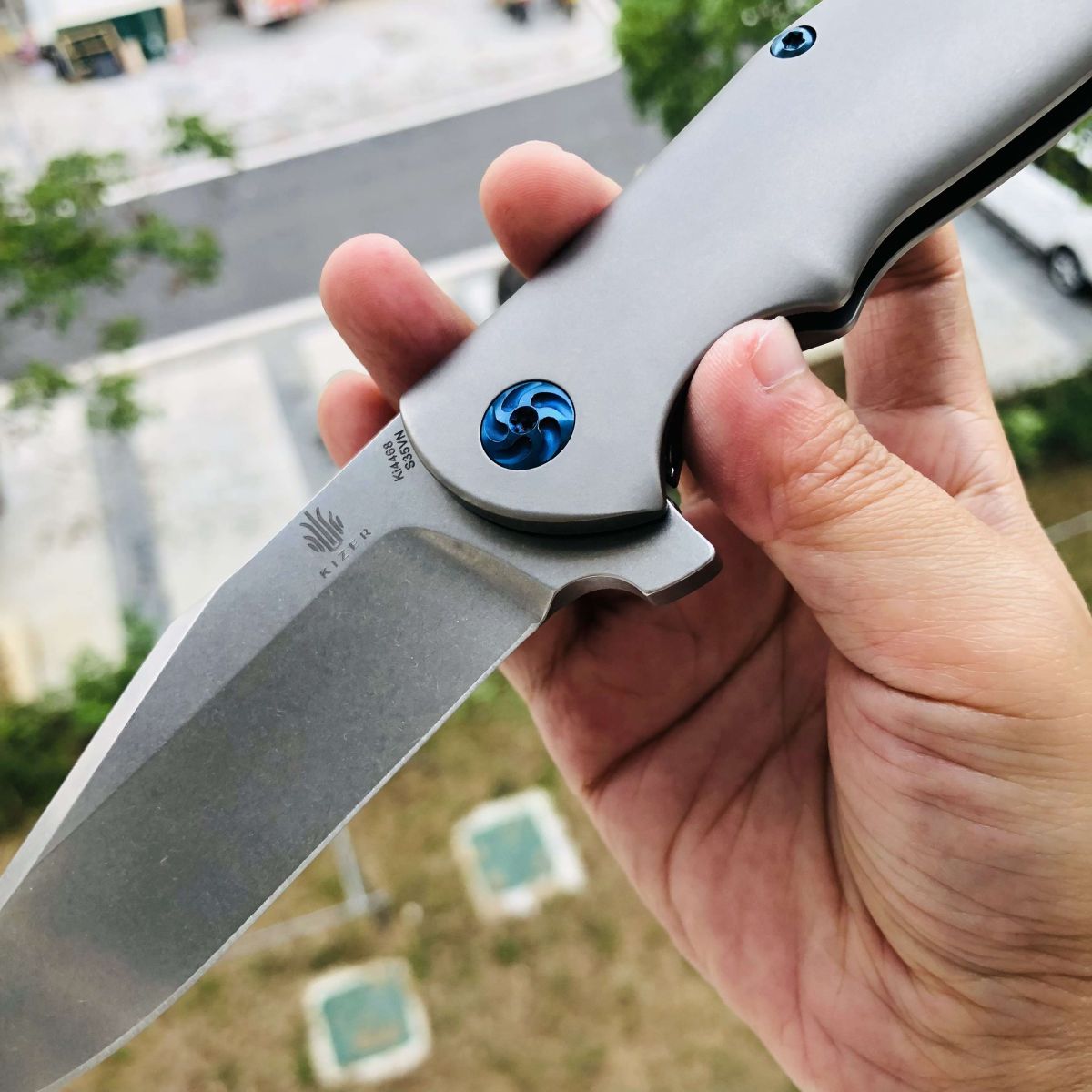 【寄售】Kizer KI4468 S35VN钢 钛合金柄 550