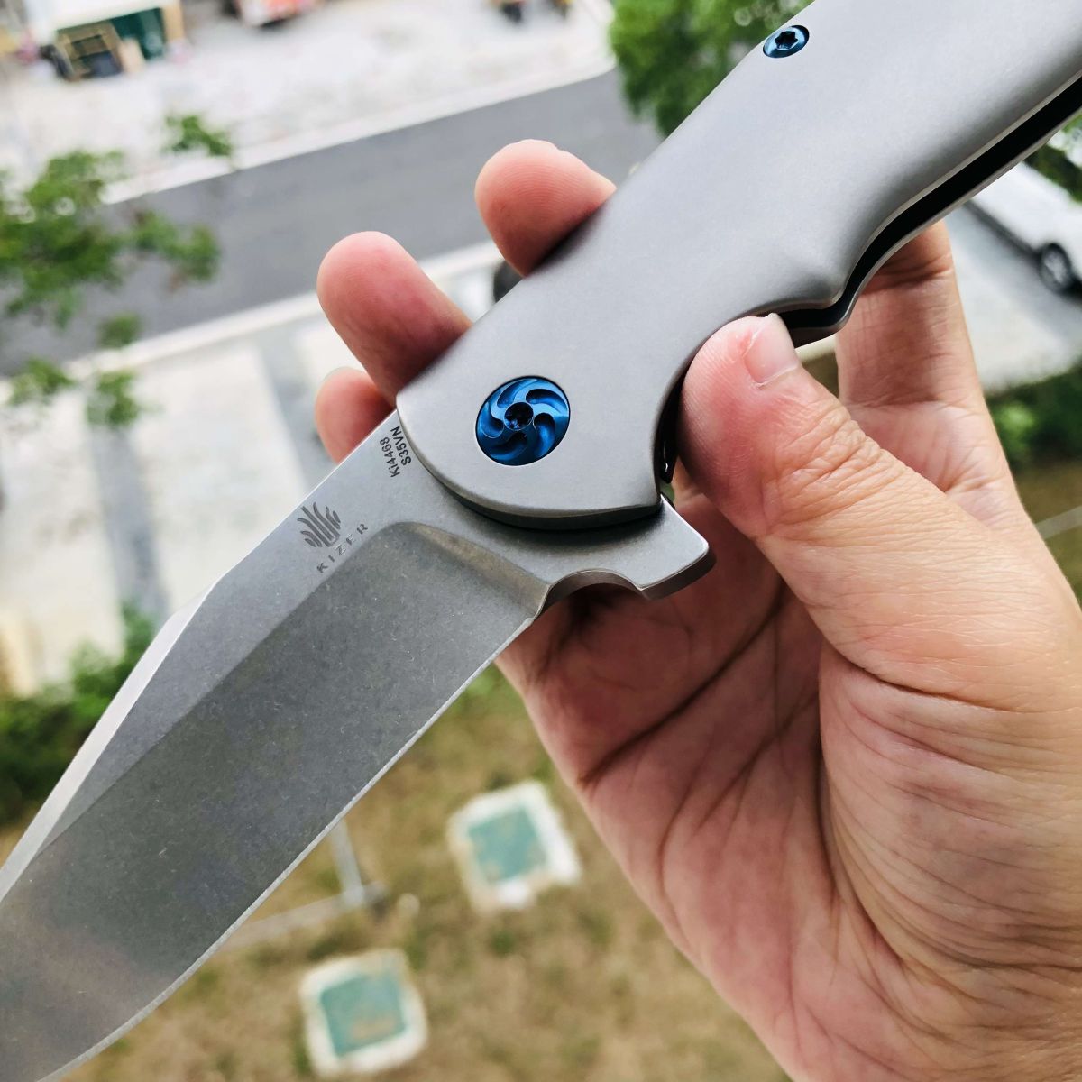 【寄售】Kizer KI4468 S35VN钢 钛合金柄 680