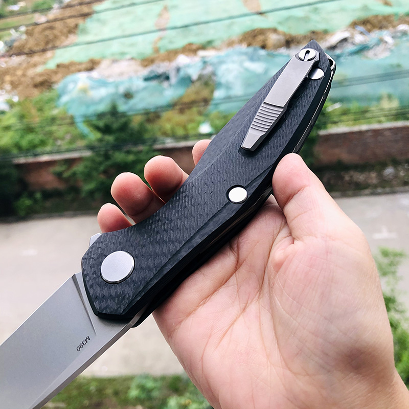 【寄售】Shirogorov Knives 111 M390刃 碳纤维柄 6800