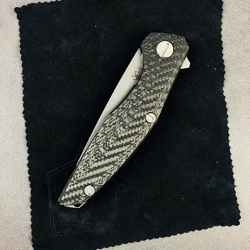 【寄售】Shirogorov Knives 111 M390刃 碳纤维柄 6800