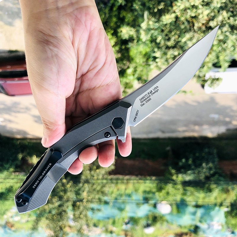 【寄售】Zero Tolerance 0460TI CPM-20CV钢 钛柄 1200