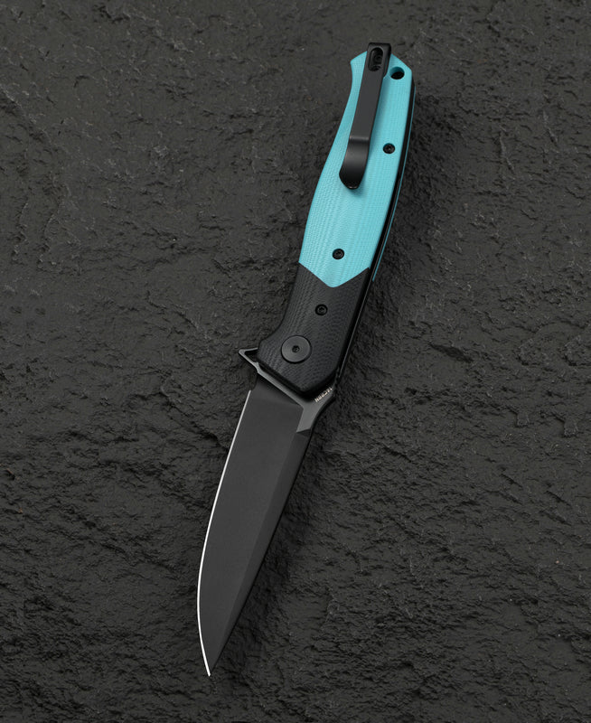 Bestech Swordfish 14C28N钢 G10柄 BG62E 蓝色 519