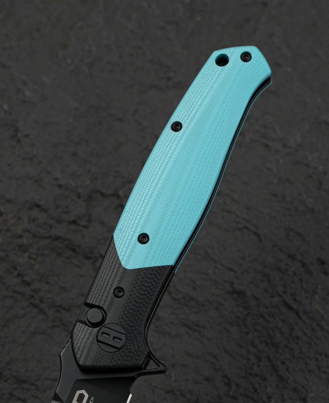 Bestech Swordfish 14C28N钢 G10柄 BG62E 蓝色 519