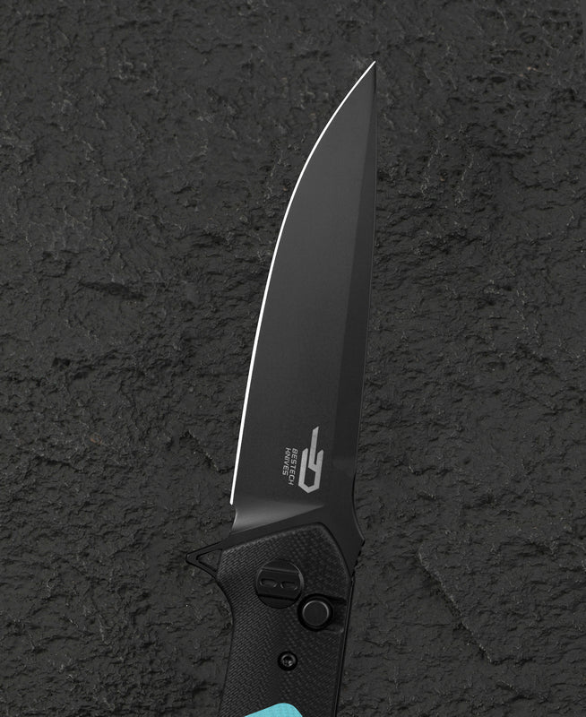 Bestech Swordfish 14C28N钢 G10柄 BG62E 蓝色 519