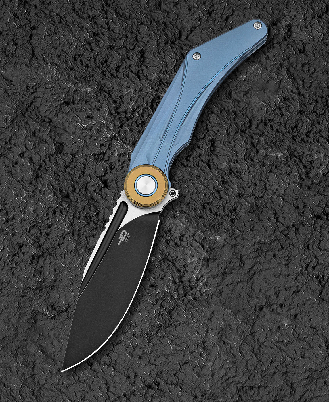 Bestech Seraph BT2403D M390刃 钛柄 蓝色 2160