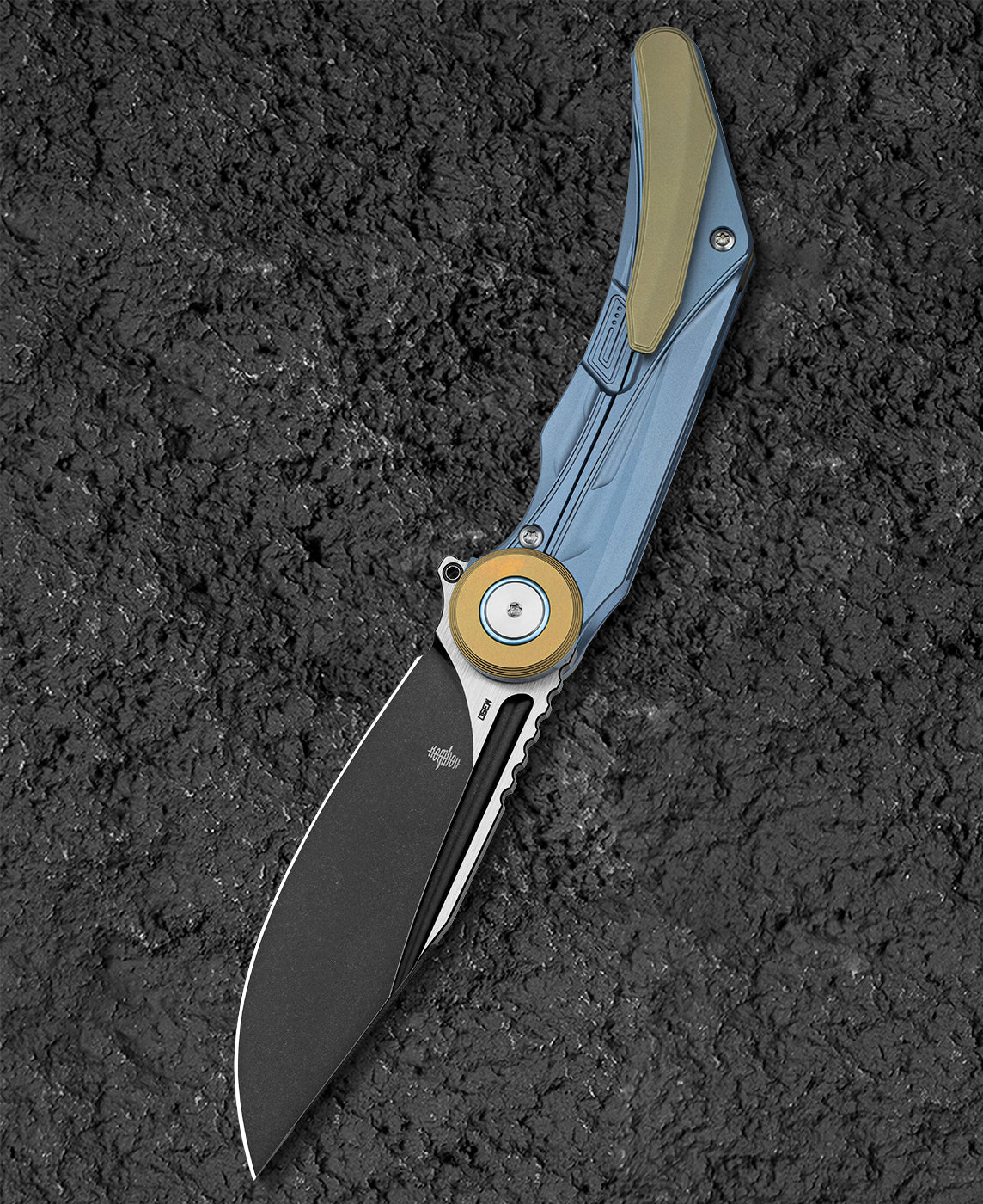 Bestech Seraph BT2403D M390刃 钛柄 蓝色 2160