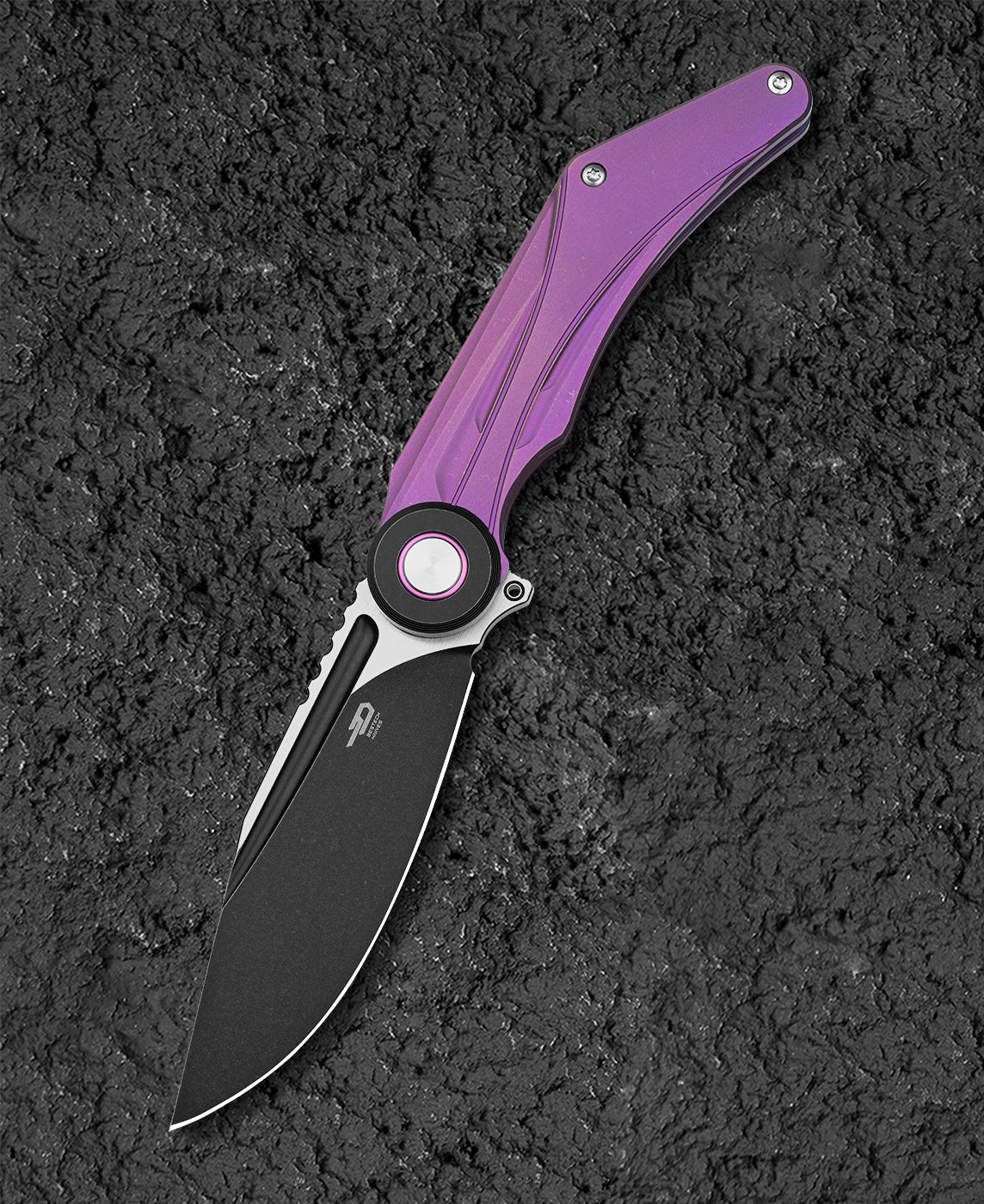 Bestech Seraph BT2403C M390刃 钛柄 紫色 2160