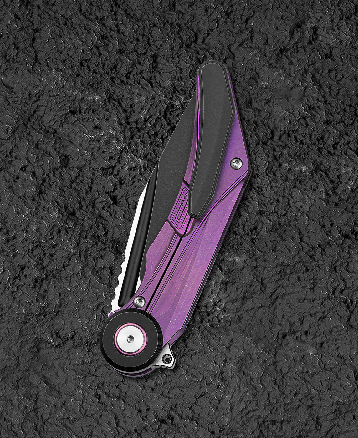 Bestech Seraph BT2403C M390刃 钛柄 紫色 2160