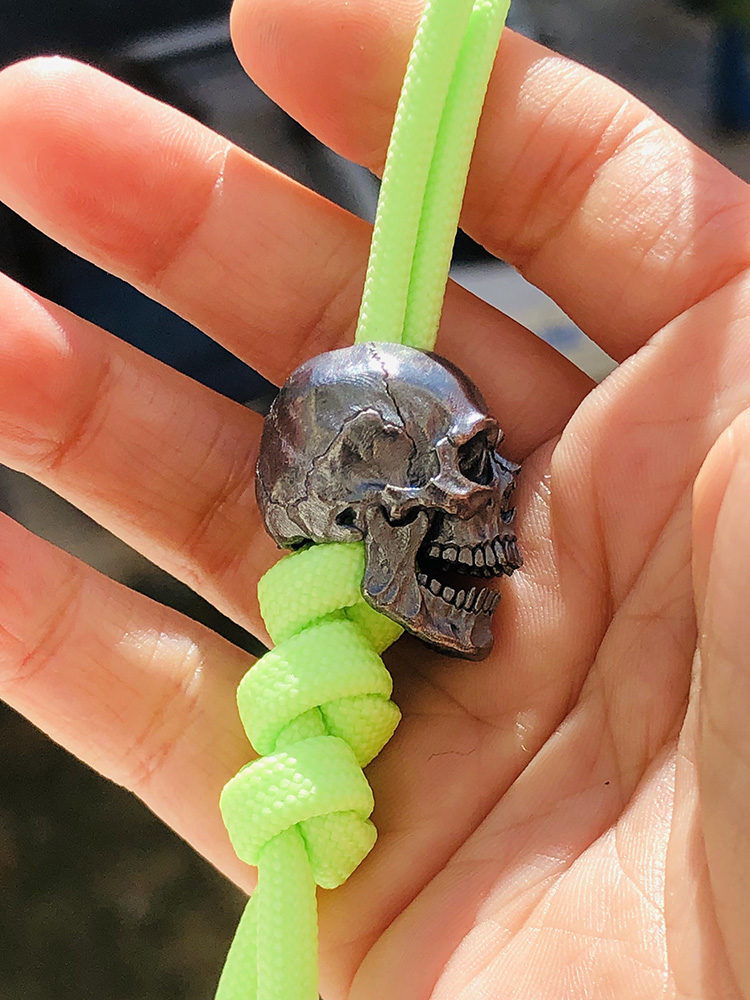 SnakeSword 925银骷髅刀坠挂件饰品手工品 ①
