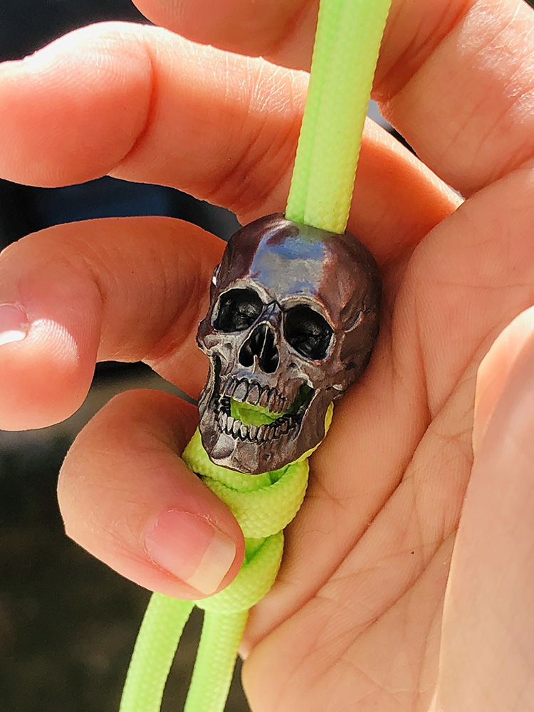 SnakeSword 925银骷髅刀坠挂件饰品手工品 ①