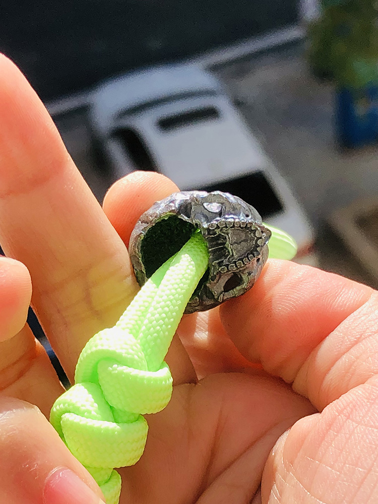 SnakeSword 925银骷髅刀坠挂件饰品手工品 ②